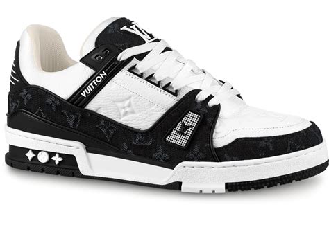 lv black and white shoe|lv black and white sneakers.